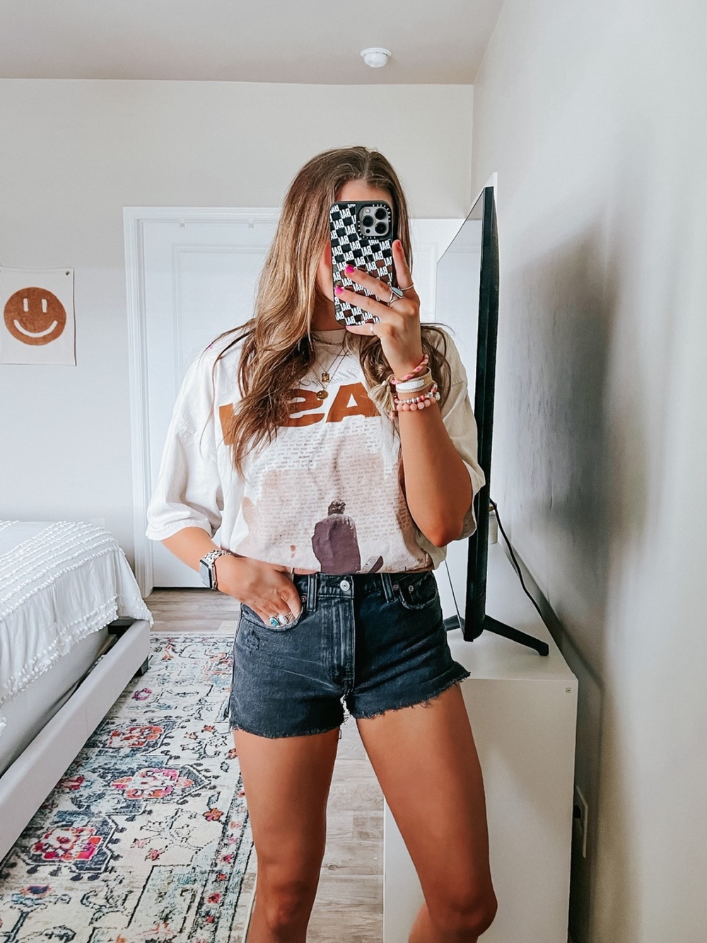 ABERCROMBIE THE 90s HIGH RISE CUTOFF RELAXED